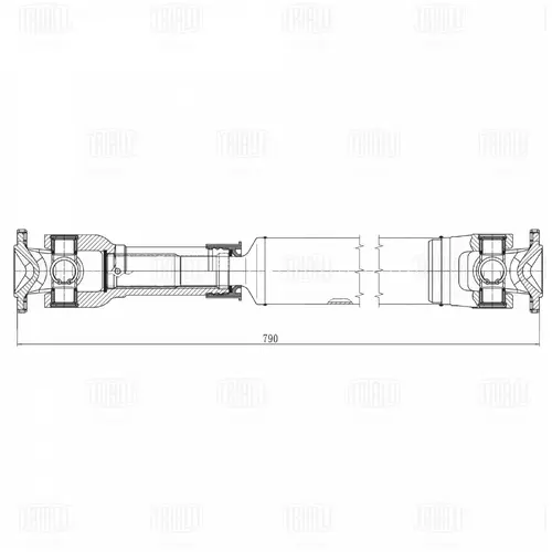 Карданный вал TRIALLI CD 2204