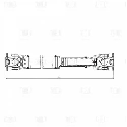 Карданный вал TRIALLI CD 5011