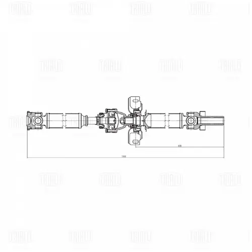 Карданный вал TRIALLI CD 5002