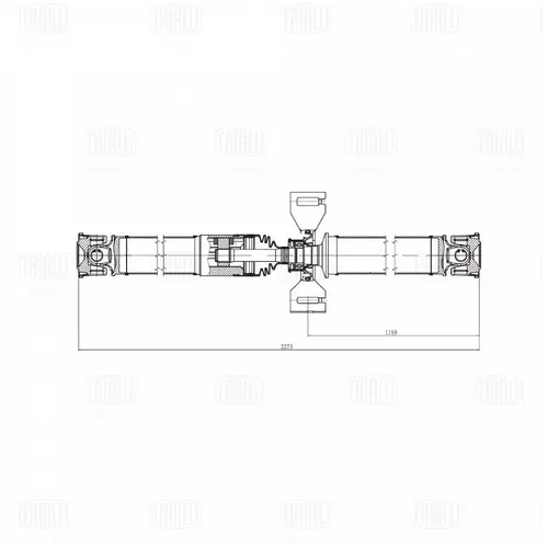 Карданный вал TRIALLI CD 5000