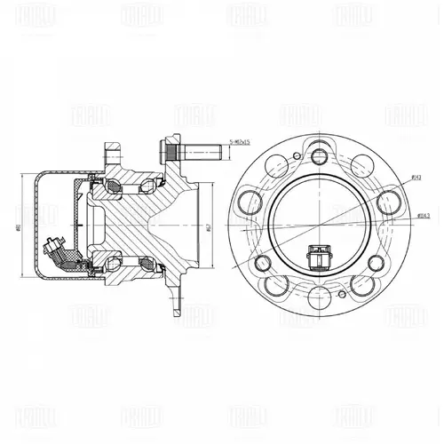 Ступица TRIALLI MR 0867