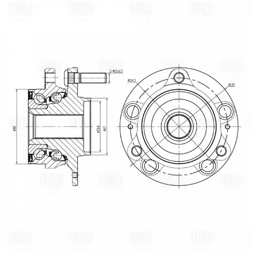 Ступица TRIALLI MR 0826