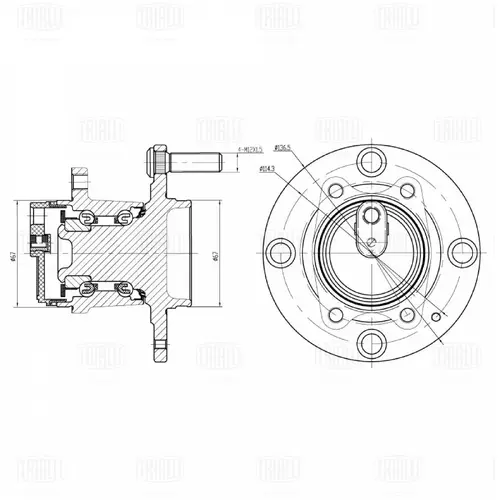 Ступица TRIALLI MR 1149