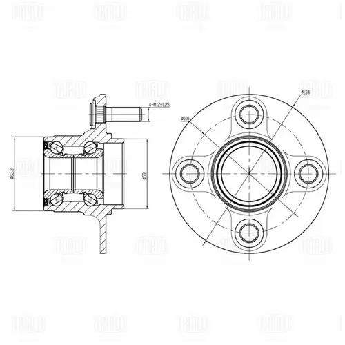 Ступица TRIALLI MR 1416