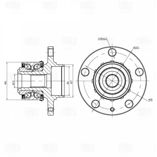 Ступица TRIALLI MR 1814