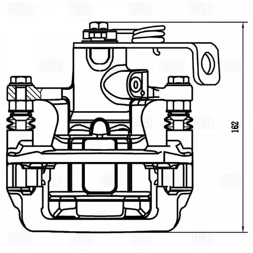 Суппорт тормозной TRIALLI CF 800658