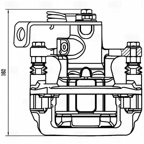 Суппорт тормозной TRIALLI CF 800659