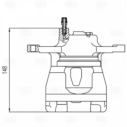 Суппорт тормозной TRIALLI CF 800709