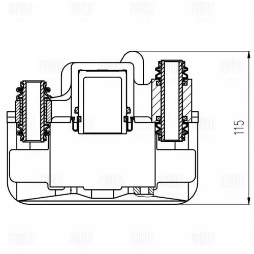Суппорт тормозной TRIALLI CF 800719