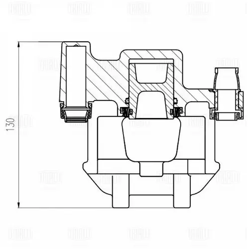 Суппорт тормозной TRIALLI CF 800721