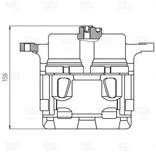 Суппорт тормозной TRIALLI CF 800727