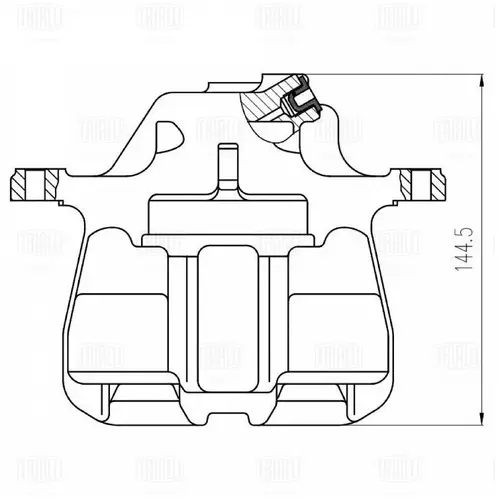 Суппорт тормозной TRIALLI CF 800737