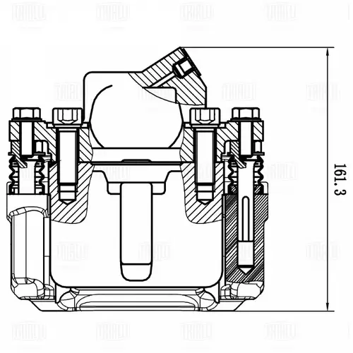 Суппорт тормозной TRIALLI CF 800646