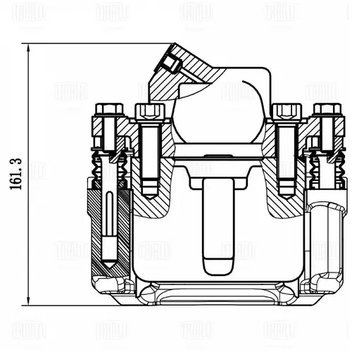 Суппорт тормозной TRIALLI CF 800647