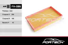 Фильтр воздушный FORTECH FA086