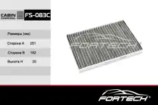 Салонный фильтр FORTECH FS083C