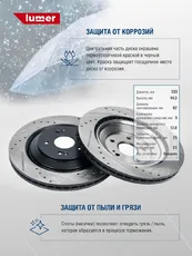 Тормозной диск LUMER LM02003P