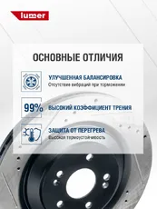 Тормозной диск LUMER LM02003P