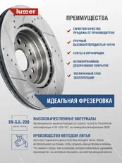 Тормозной диск LUMER LM02010P