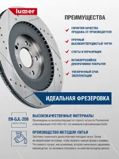 Тормозной диск LUMER LM02015P