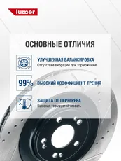 Тормозной диск LUMER LM02015P