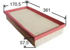 Фильтр воздушный JS ASAKASHI A9607