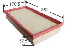 Фильтр воздушный JS ASAKASHI A9607