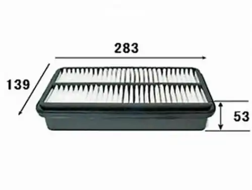 Фильтр воздушный JS ASAKASHI A960J