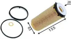 Фильтр масляный JS ASAKASHI OE0090 BMW E90/E91/E92/F01/F02 08>