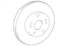 Тормозной диск TOYOTA / LEXUS 4351224071