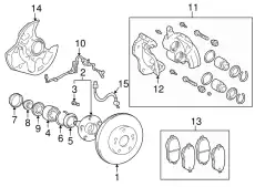 Тормозной диск TOYOTA / LEXUS 4351224071
