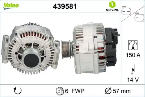 Генератор VALEO 439581