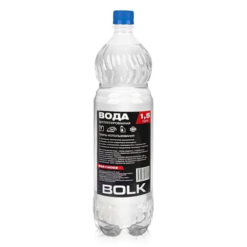 Вода дистиллированная BOLK л