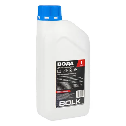 Вода дистиллированная BOLK л