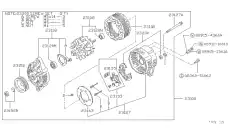 Регулятор генератора 2313358S00 NISSAN