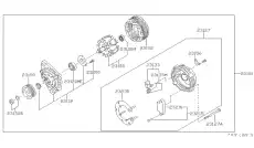 Регулятор генератора 2323064J00 NISSAN
