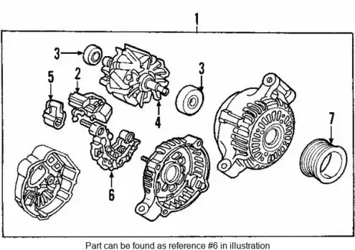 Выпрямитель, генератор 31127PGM004 HONDA