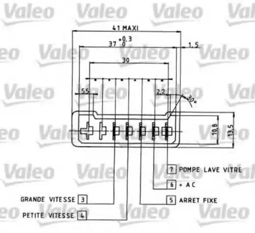 Переключатель подрулевой VALEO 251155
