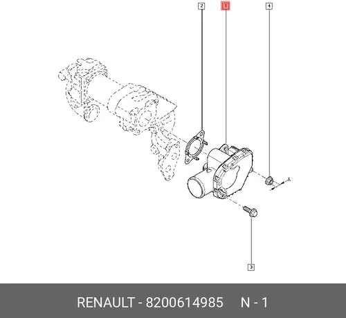 VOLET DOSEUR ELEC 8200614985 RENAULT