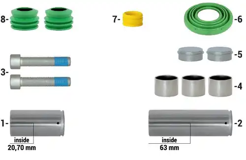 Ремкомплект Суппорта W-5624 SPPAUTO