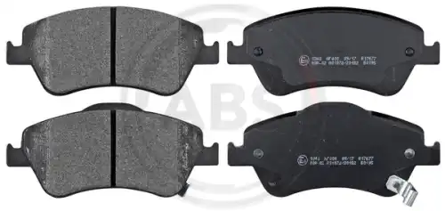 Тормозные колодки дисковые передняя ось A.B.S. 37620