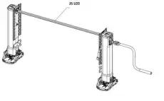 соединительный вал 1500 мм \Jost JS L04