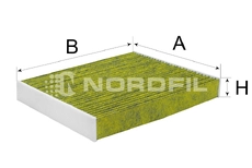 Салонный фильтр NORDFIL CN1340TB