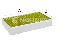 Салонный фильтр NORDFIL CN1080TB2