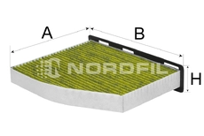 Салонный фильтр NORDFIL CN1045TB