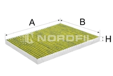 Салонный фильтр NORDFIL CN1114TB