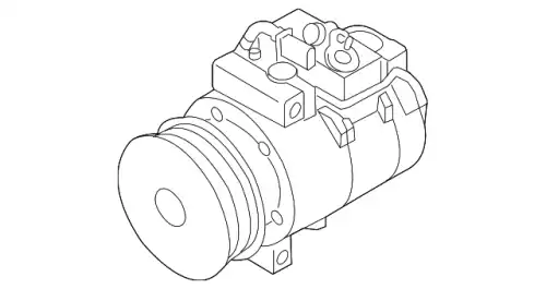 Компрессор кондиционера 7L6820803R VAG