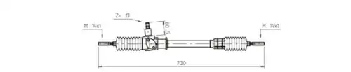 Рулевая тяга GENERAL RICAMBI SE4007