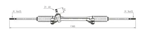 Рулевой механизм WW4033 GENERAL RICAMBI