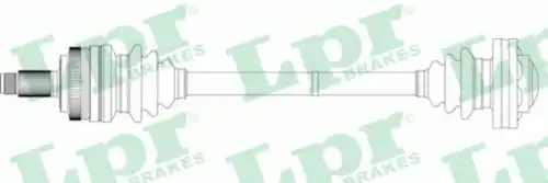 Приводной вал DS15019 LPR
